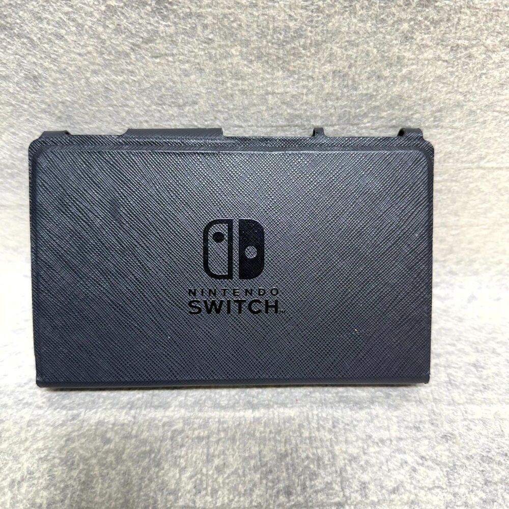 Nintendo Switch Hybrid Cover Case Black Textured Folio Stand Protective‎ Shell